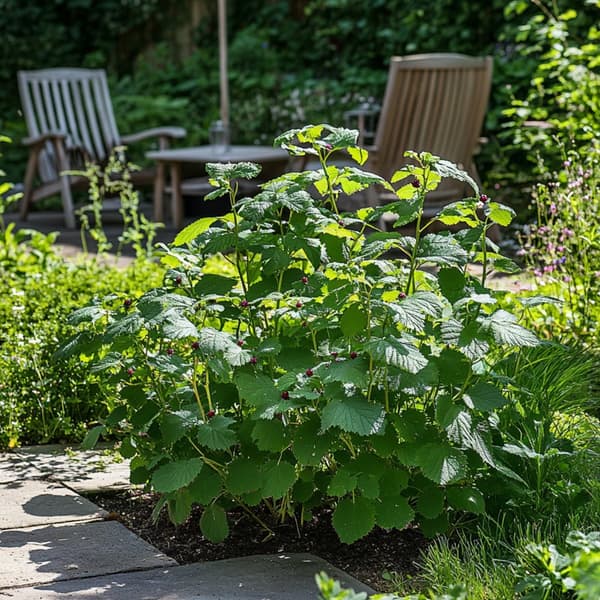 Brombær - Sæt med 2 - Rubus fruticosus 'Thornfree' - Højde 50-60cm - ⌀15cm