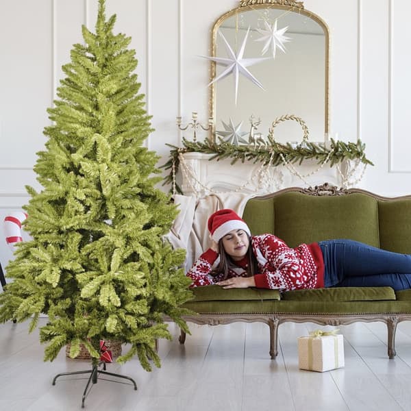 Vikingchoice 240cm Realistisk Kunstig Juletræ - Sikker, Nem Samling, Børnevenlig