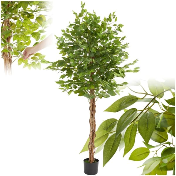 Kunstigt ficustræ Fida, realistisk tekstur - 180 cm