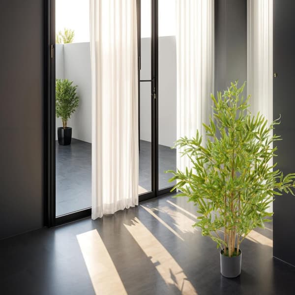 Kunstig bambustræ Bambosa, realistisk design - 120 cm