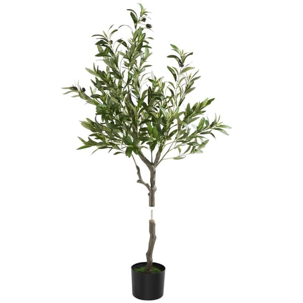 Kunstig oliventræ Oleand, realistisk tekstur - 120 cm