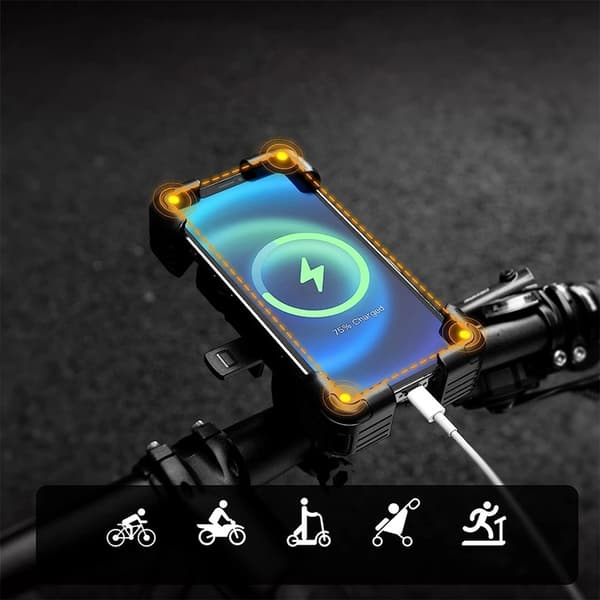 Rockbros Cykelhållare för Styre - Svart