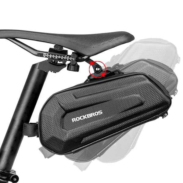 Rockbros B69 Cykelsadelväska 1,8L med Lätt Släppsystem - Svart