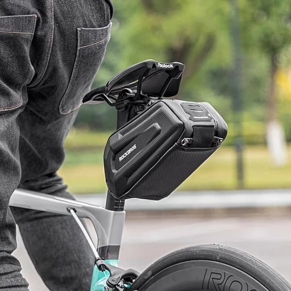 Rockbros B69 Cykelsadelväska 1,8L med Lätt Släppsystem - Svart