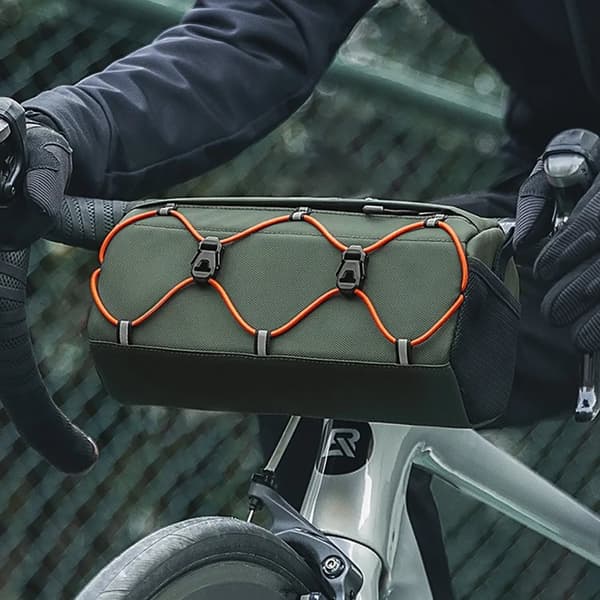 Rockbros 30110054001 Cykelstyr Väska 2.2 l - Grön