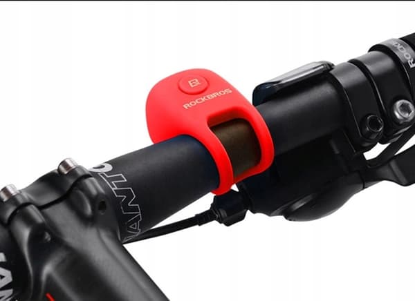 Rockbros Elektronisk Cykel Ring klocka - Röd