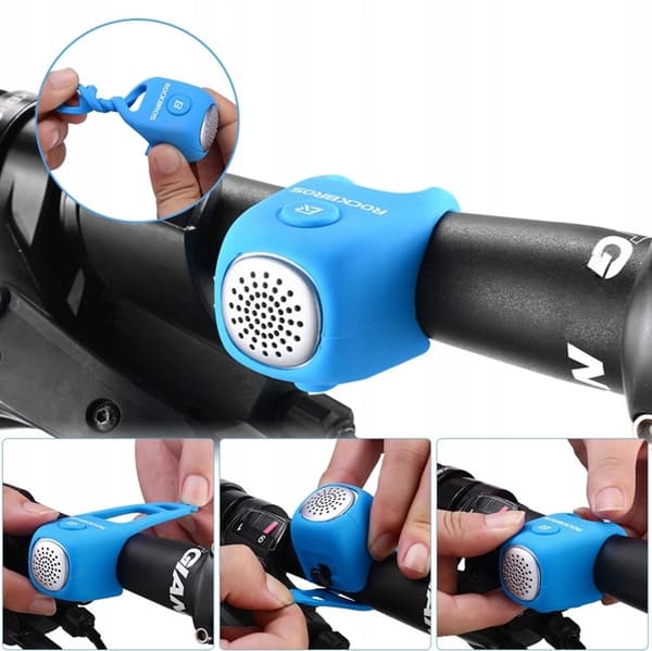 Rockbros Elektronisk Cykel Ring klocka - Blå