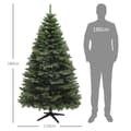 Miniatyrbillede 3 af 9: Kunstig Juletræ, 120x180 cm, Grøn