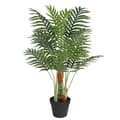 Miniatyrbild 1 av 2: Konstväxt palm med 3 stammar grön 85 cm PP