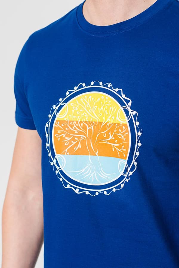 TRICOU  ROATA FAMILIE BARBATI   ROYAL BL