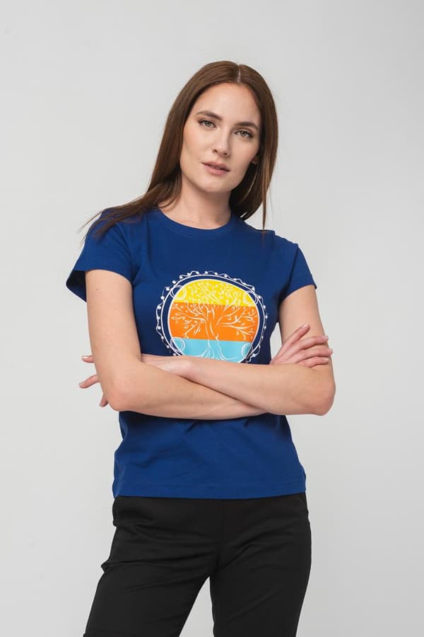 TRICOU  ROATA FAMILIE FEMEI   ROYAL BLUE