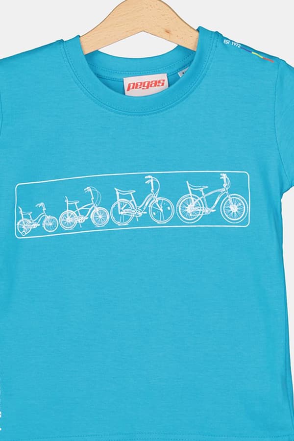 TRICOU  MULTIBIKE PEGAS COPII  BLUE ATOL