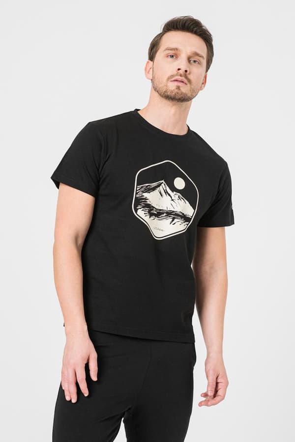 TRICOU CASUAL MOLDOVEANU BARBATI BLACK-S