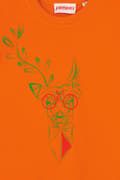 Miniatyrbild 3 av 3: TRICOU  CERB FAMILIE COPII ORANGE-10