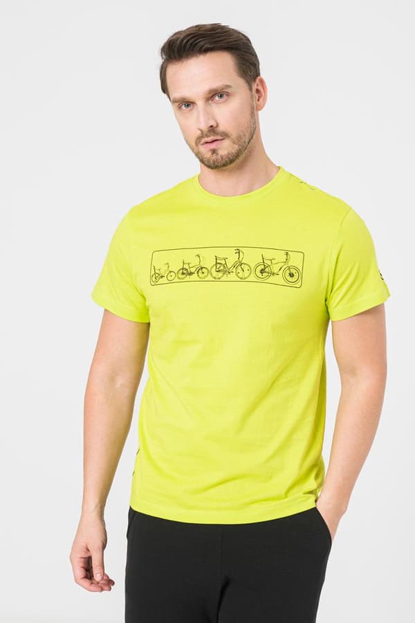 TRICOU MULTIBIKE PEGAS BARBATI LIME PUNC