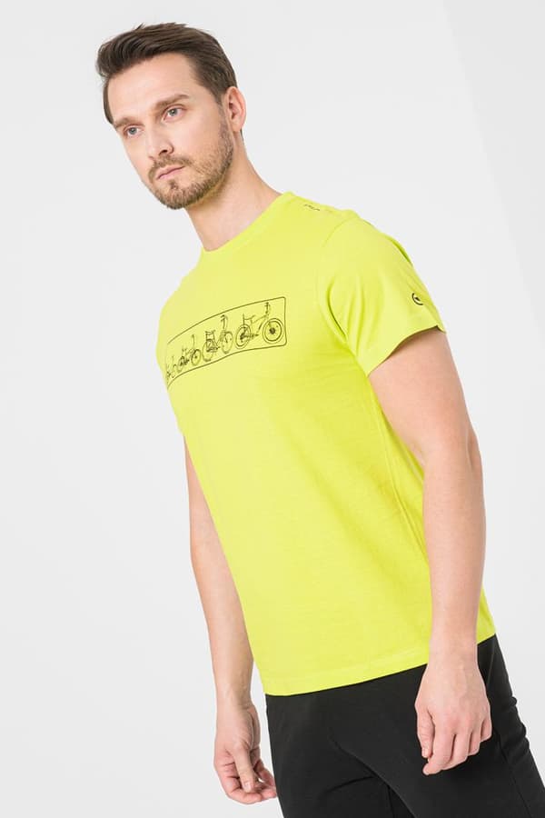TRICOU MULTIBIKE PEGAS BARBATI LIME PUNC