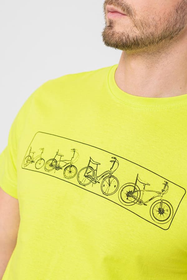 TRICOU MULTIBIKE PEGAS BARBATI LIME PUNC