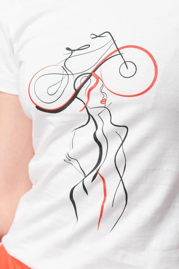 TSHIRT CASUAL F DOAMNA CU... WHITE-S