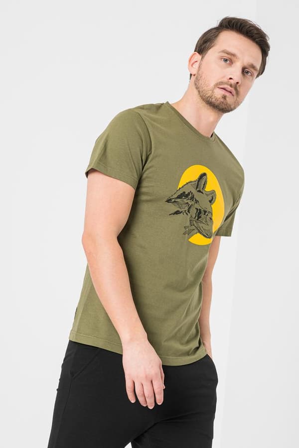 TRICOU CASUAL CIUCAS BARBATI KAKI-XL