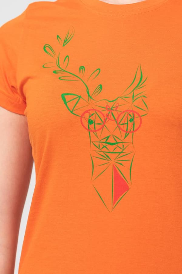 TRICOU  CERB FAMILIE FEMEI ORANGE-M