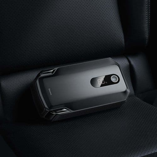 STARTER auto Baseus Super Energy Max,display LED,20000mAh/3.7V/74Wh, 2 x USB 5V/2.4A, start-up 12V, motoare benzina sub 8L si diesel sub 4L,negru "CGN
