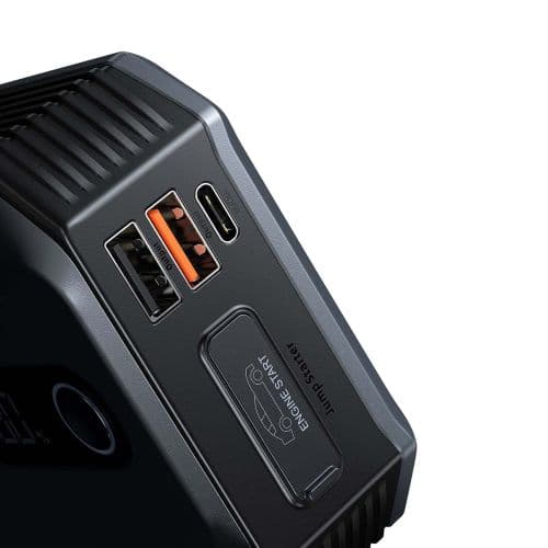 STARTER auto Baseus Super Energy Max,display LED,20000mAh/3.7V/74Wh, 2 x USB 5V/2.4A, start-up 12V, motoare benzina sub 8L si diesel sub 4L,negru "CGN