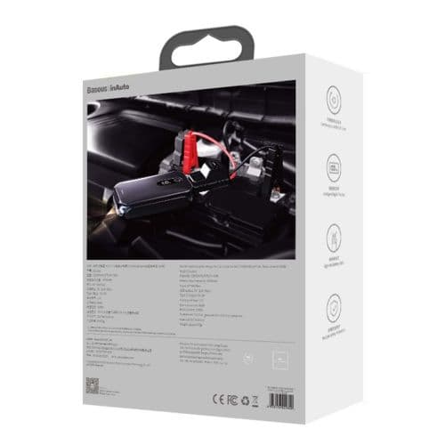 STARTER auto Baseus Super Energy Pro pentru pornire / incarcare auto 12000mAh 5V/3A, 1000A, USB, negru "CRJS03-01" (timbru verde 0.8 lei) -  695315622