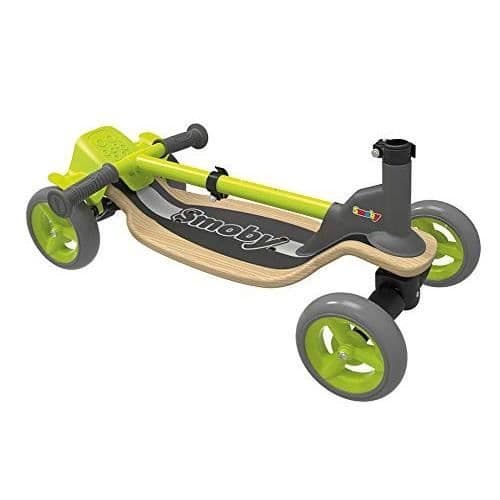 SMOBY trescooter 4 hjul - justerbar styr - vikbar