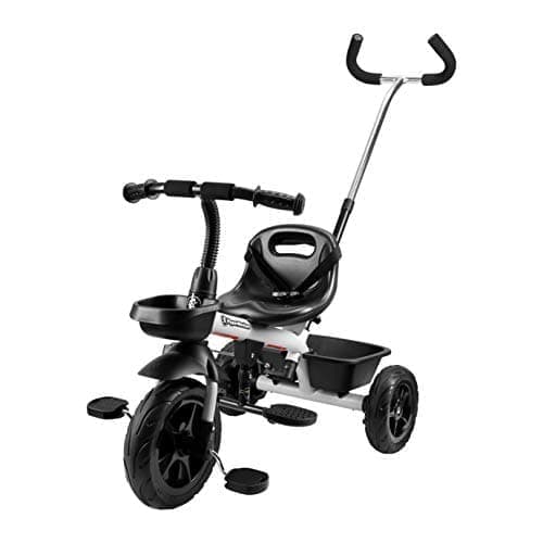 HyperMotion, lasten kolmipyöräinen pyörä kahvoilla vanhemmille TOBI VECTOR, Ikä 1-4 vuotta, Paino jopa 20 kg, Ikuisesti täytetyt pyörät,