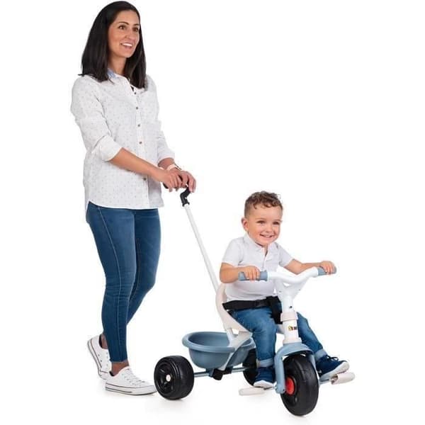 Smoby -trehjulingens evolutiva barn är roliga - metallstruktur - blå