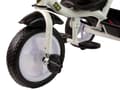 Miniatyrbillede 3 af 7: Trehjulet cykel med skubbestang - 95x48x90cm - med cykelkurv - sort