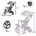 Miniatyrbillede 4 af 10: Trike Fix Lite trehjulet cykel, grå