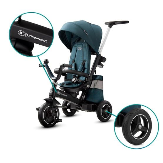 Trampcykel 3-1 - Easytwist Midnight Green