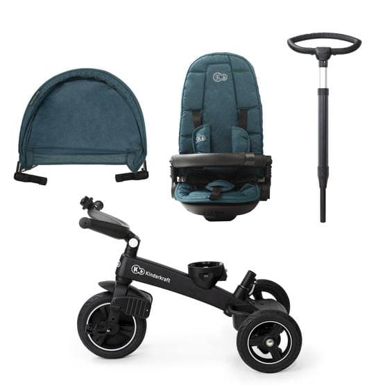 Trampcykel 3-1 - Easytwist Midnight Green