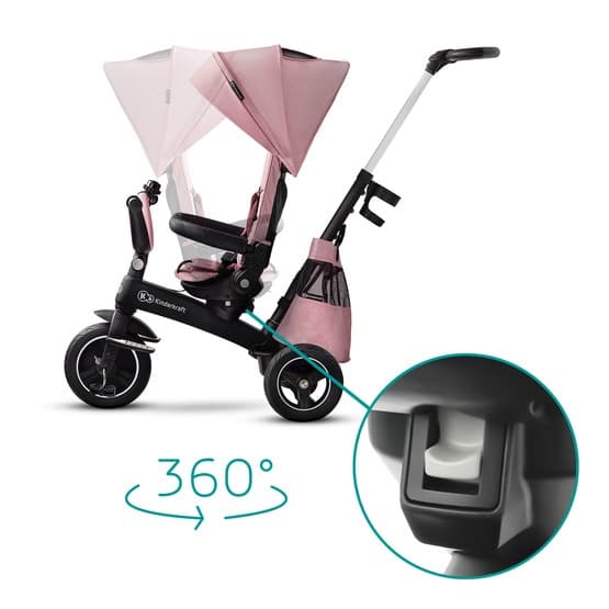 Trampcykel 3-1 - Easytwist Mauvelous Pink