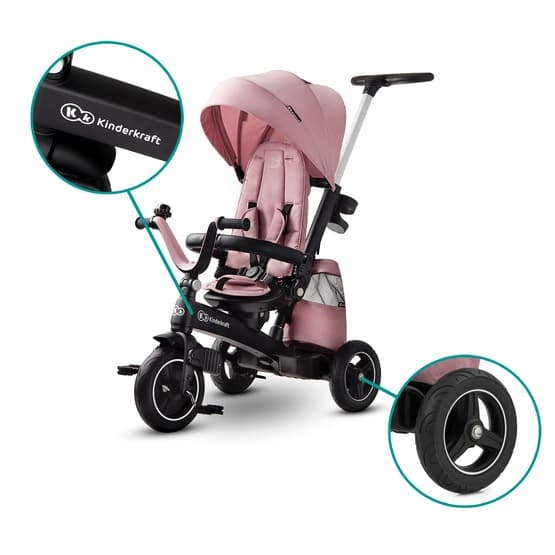 Trampcykel 3-1 - Easytwist Mauvelous Pink