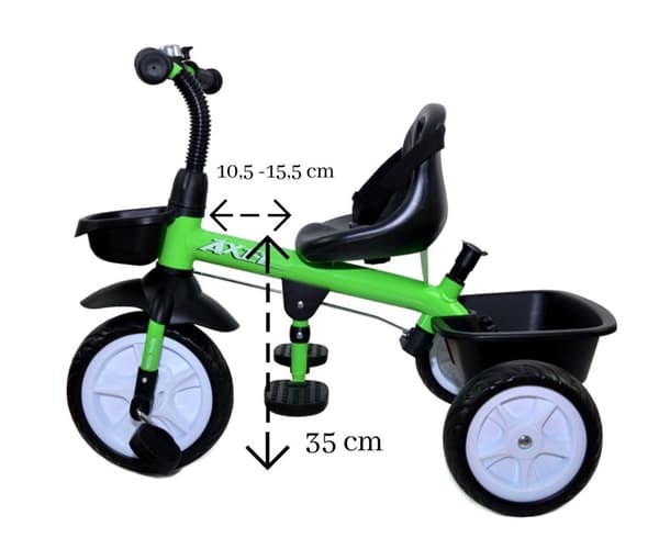 Axel Green Trehjulet cykel