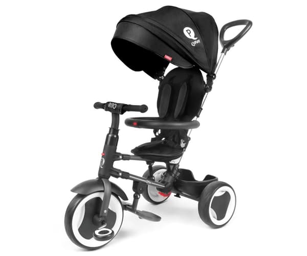 Qplay Rito sort trehjulet cykel