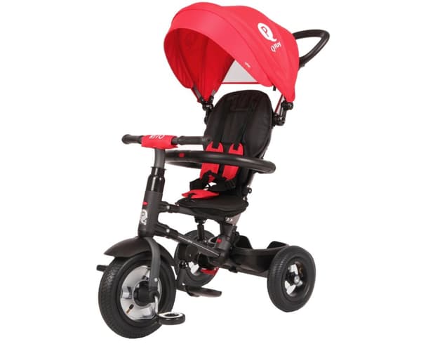 Qplay Tricycle Rito Rubber Red