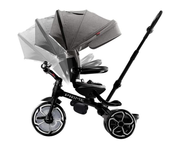 Qplay Trehjuling Ny Prime Grey