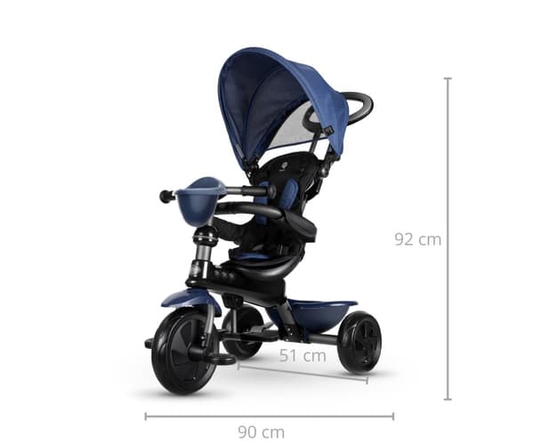 Qplay Trehjulet cykel Cozy Blue