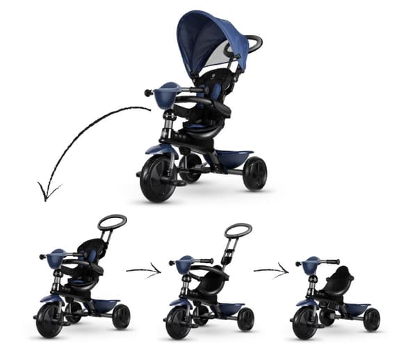 Qplay Trehjulet cykel Cozy Blue