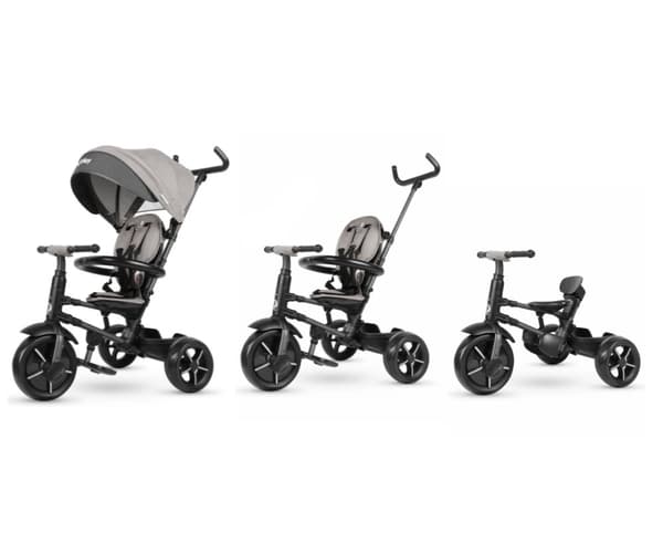 Qplay Rito Star Grey Trehjulet cykel