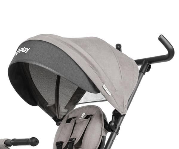 Qplay Rito Star Grey Trehjulet cykel