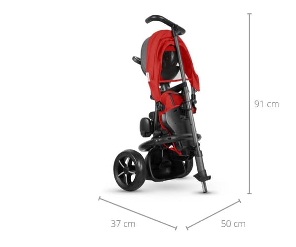 Qplay Rito Star Red Tricycle