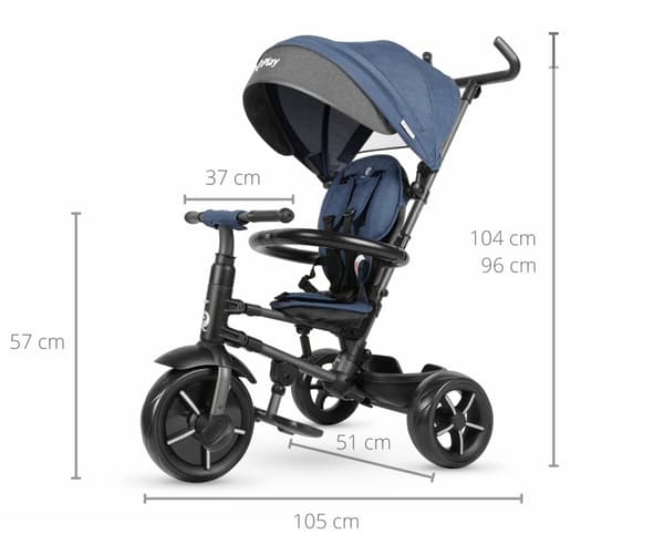 Qplay Rito Star Blue Trehjuling