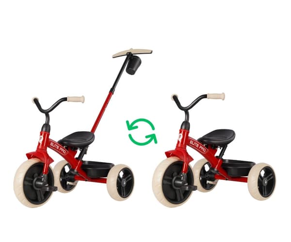 Qplay Trehjulet cykel Elite Pro Rød
