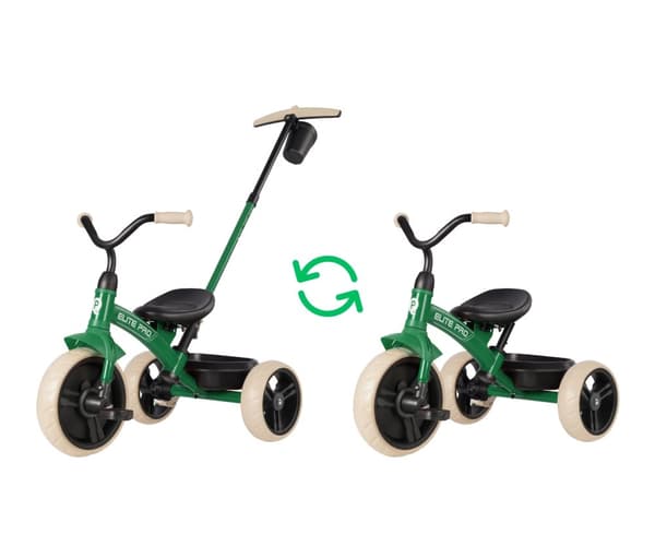 Qplay Elite Pro Green Trehjuling