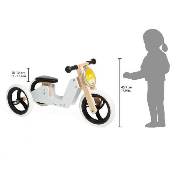 Trehjulig cykel 2 i 1