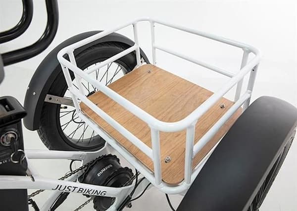 JOBOBIKE Triker Elektrisk trehjuling för seniorer 720Wh 48V 15ah Färg LCD vit